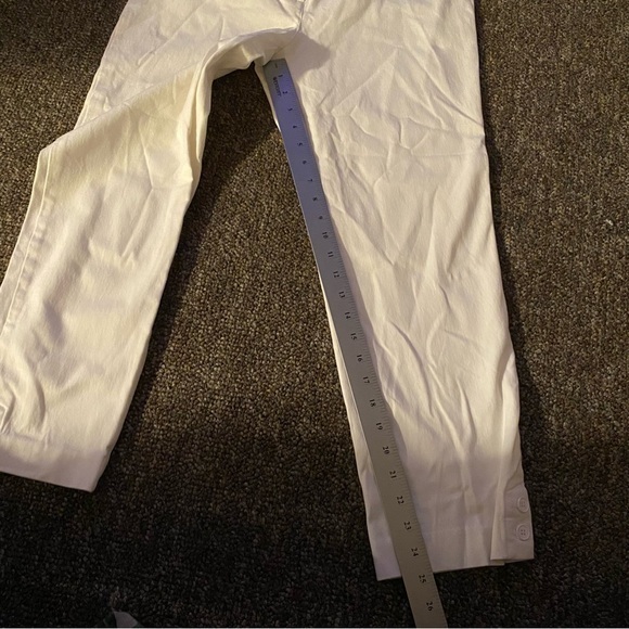 Talbots Pants Women’s Size 4 Curvy White - Picture 4 of 14